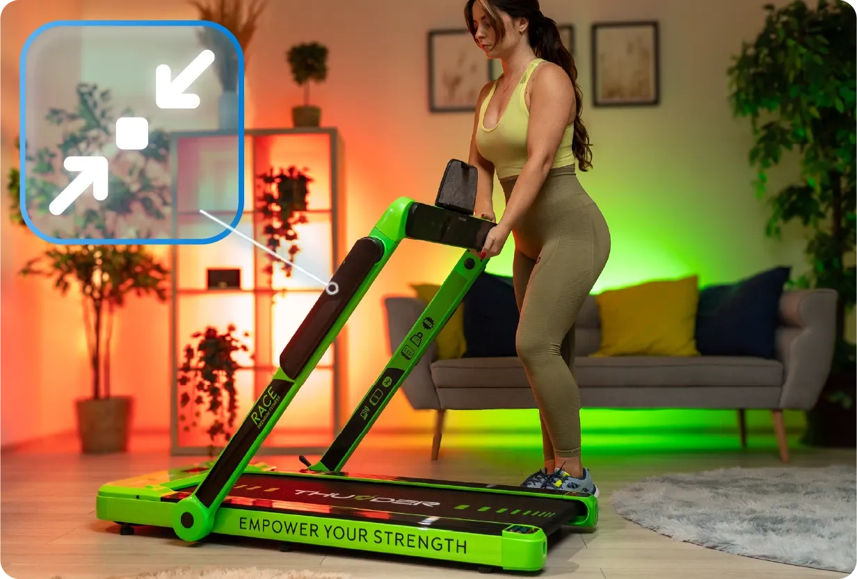 Übersicht RACE-GREEN Laufband