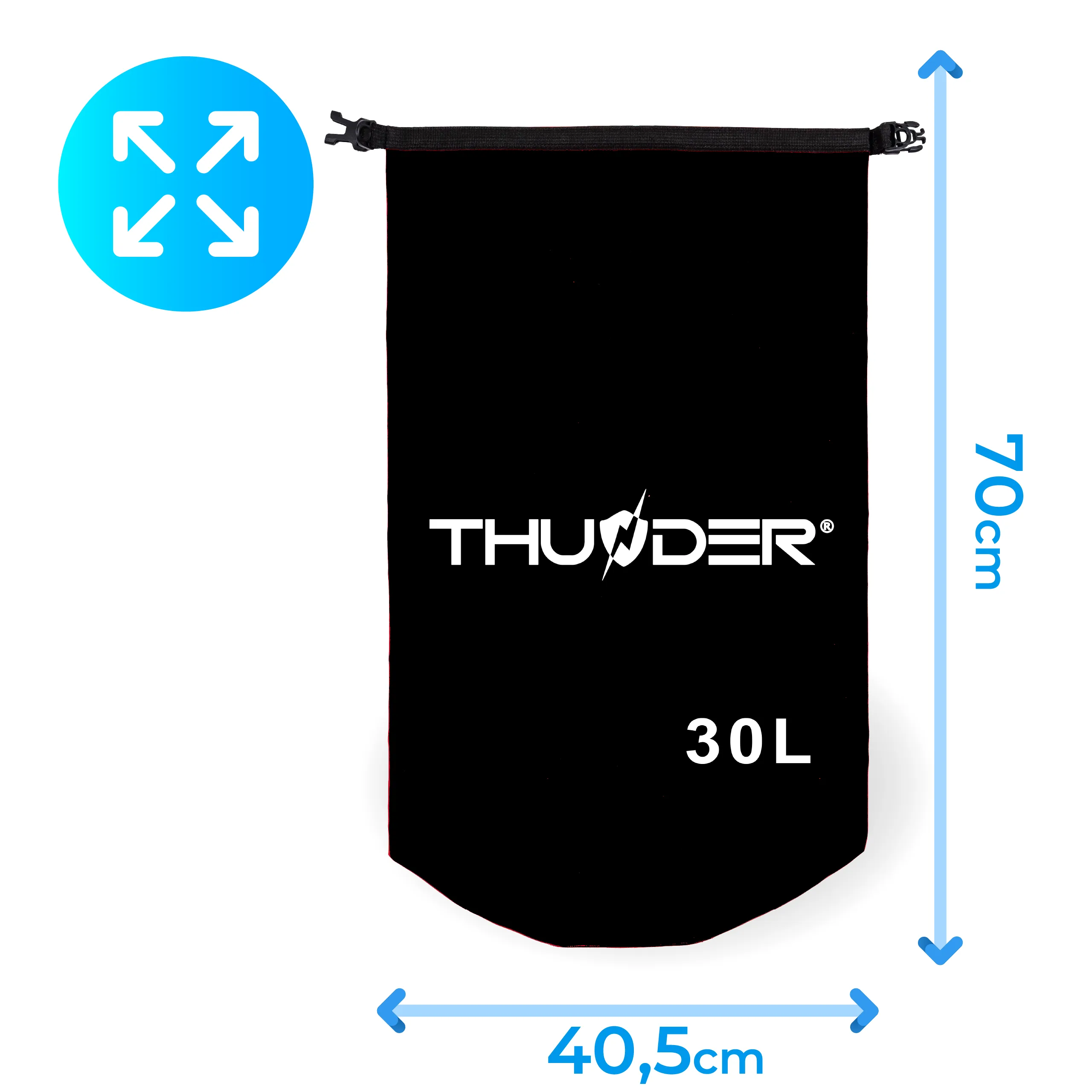 THUNDER wasserdichte Tasche – technische Daten