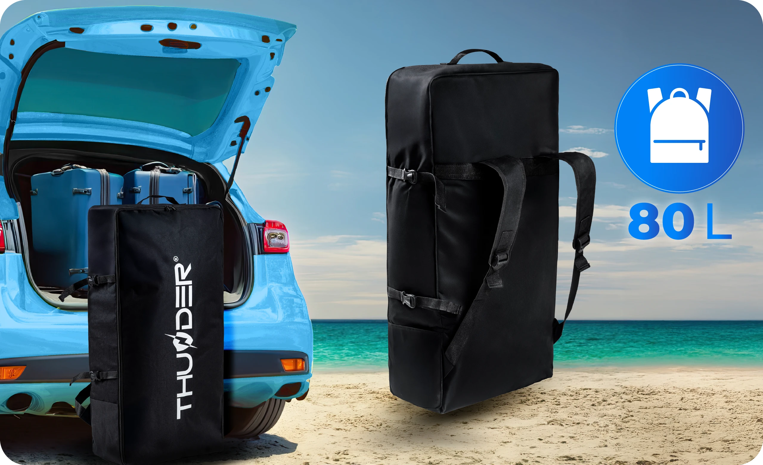 Bequemer Transport des SUP MARIS