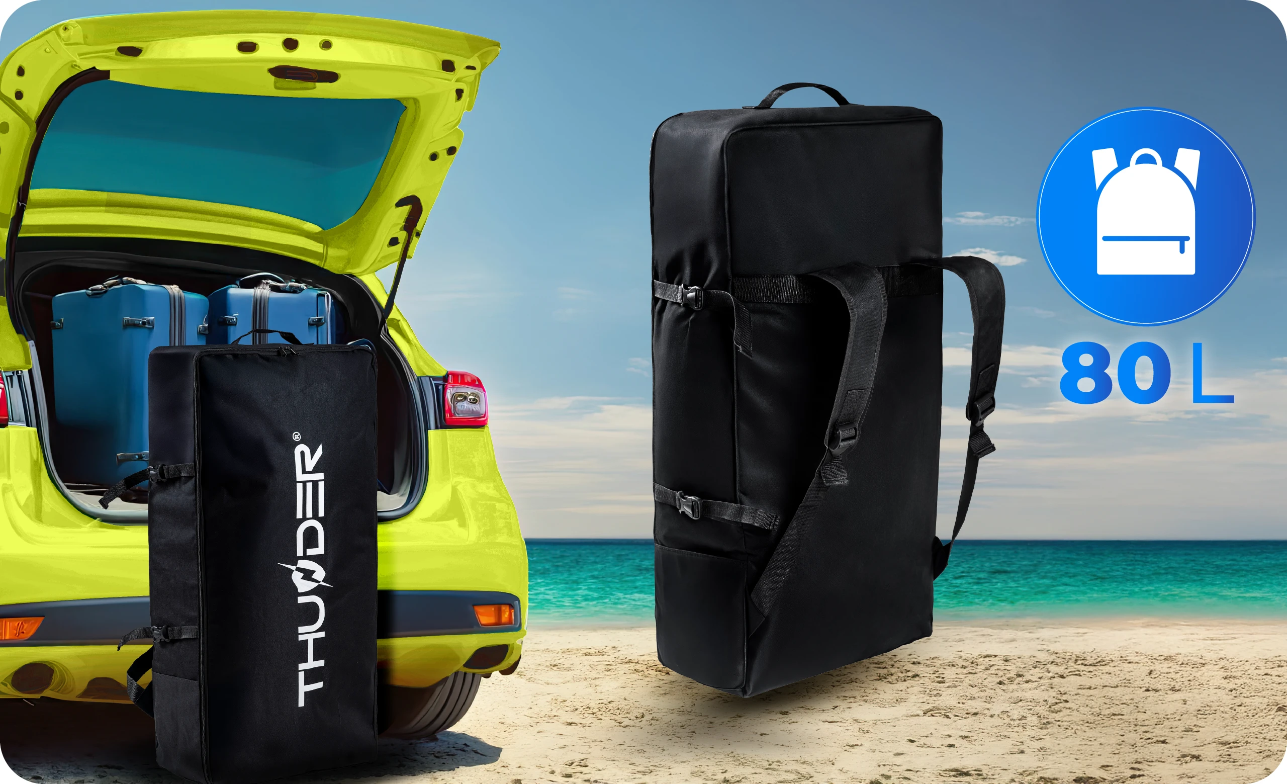 Bequemer Transport SUP VELA