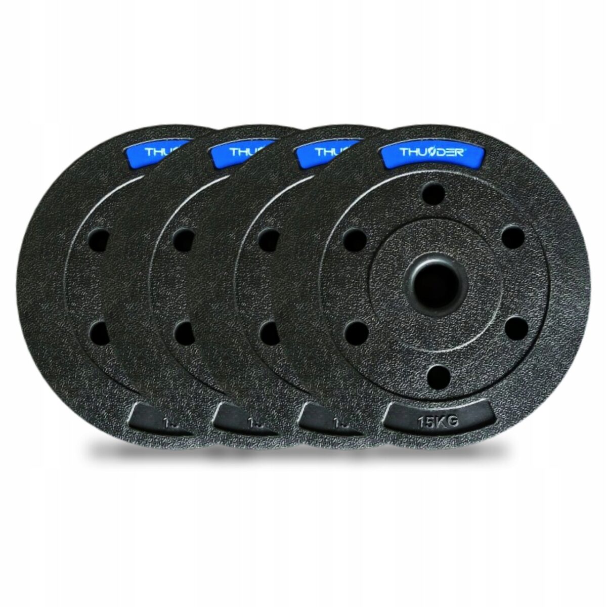 Komposit-Gewichtsscheiben-Set 4×15 kg von THUNDER
