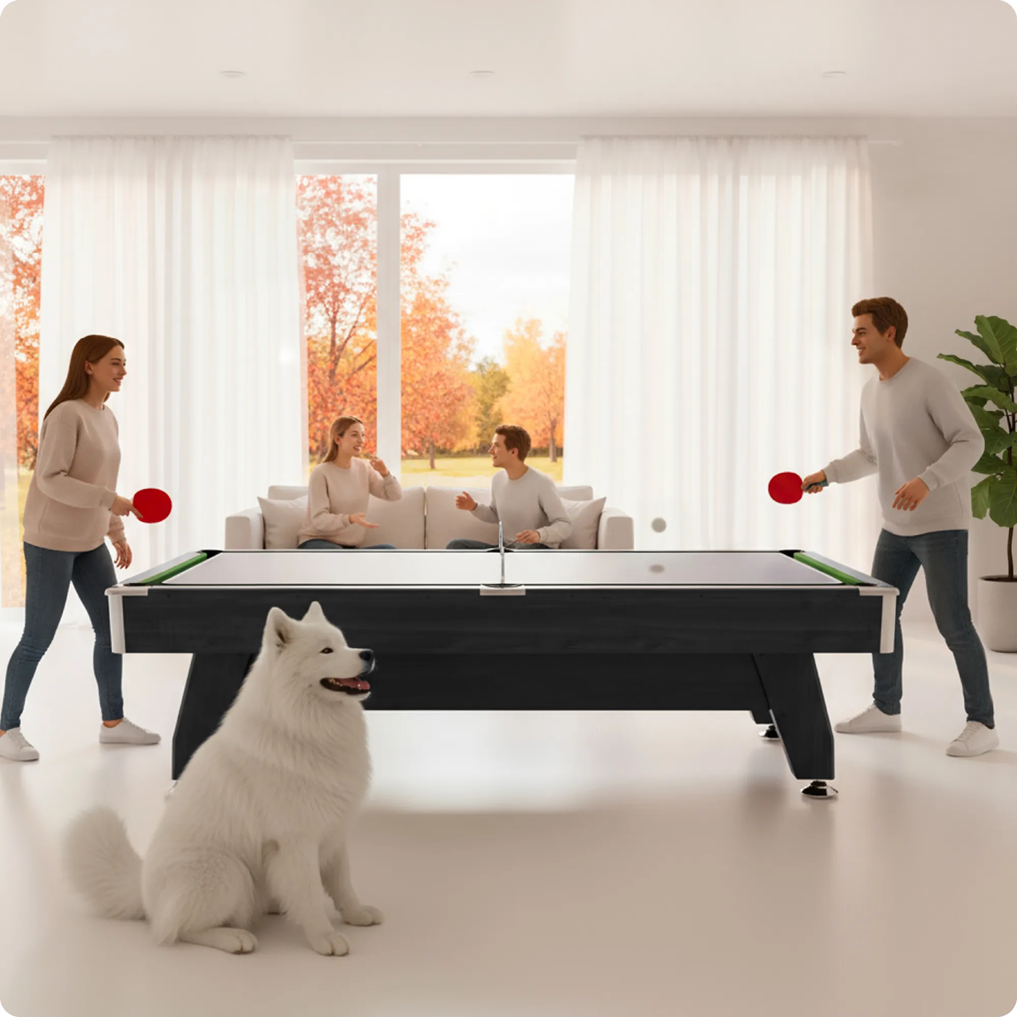 Vorteile des Billardtischs BOLD-BLACK-8FT