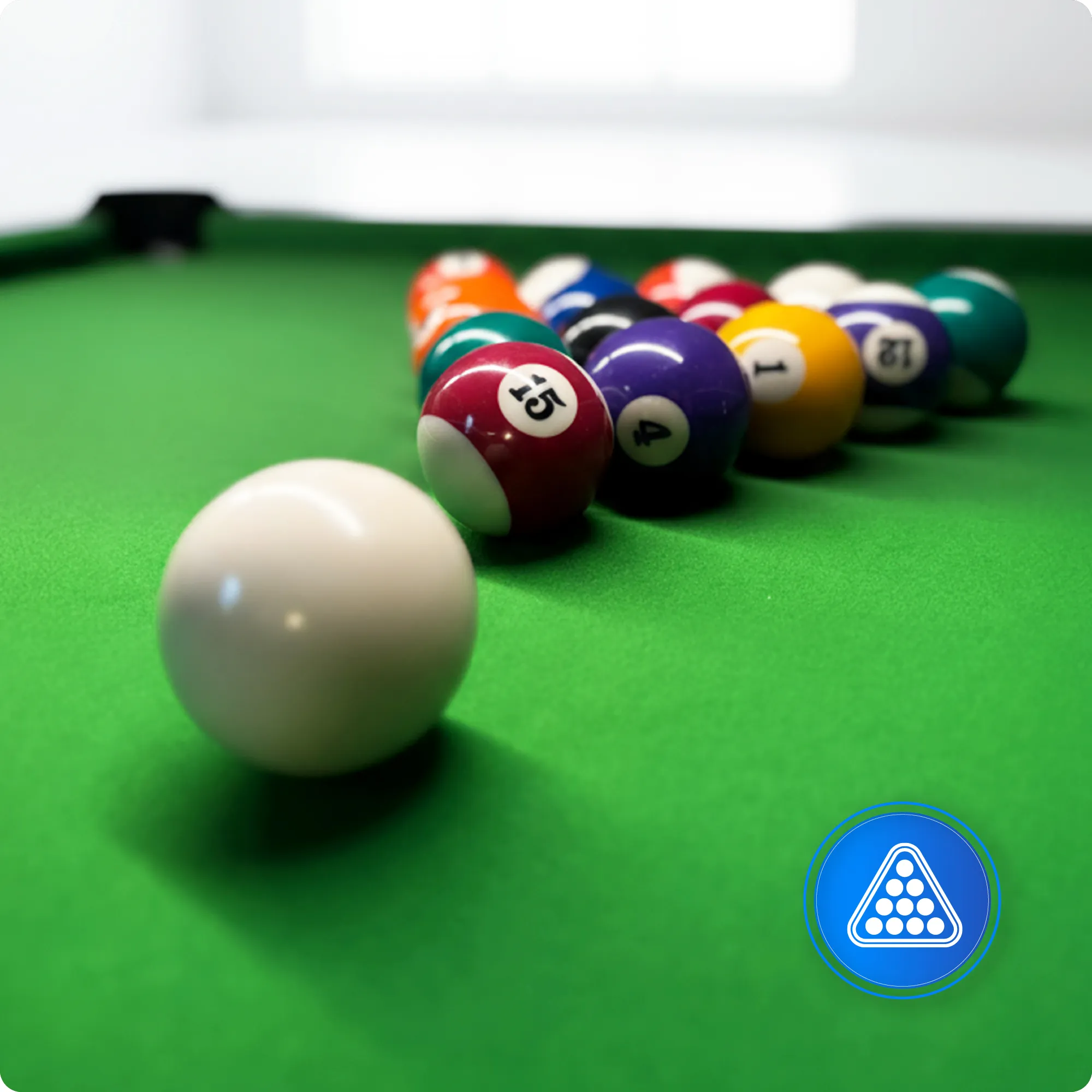 Setinhalt des Billardtischs BOLD-BLACK-8FT