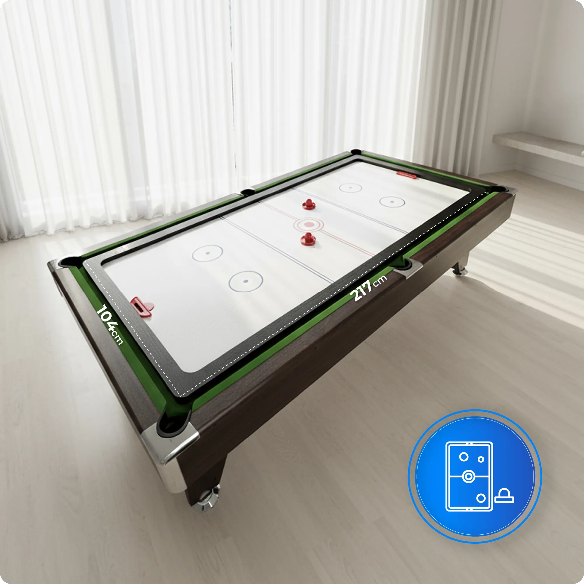 Billardtisch-Set BOLD-BLACK-8FT