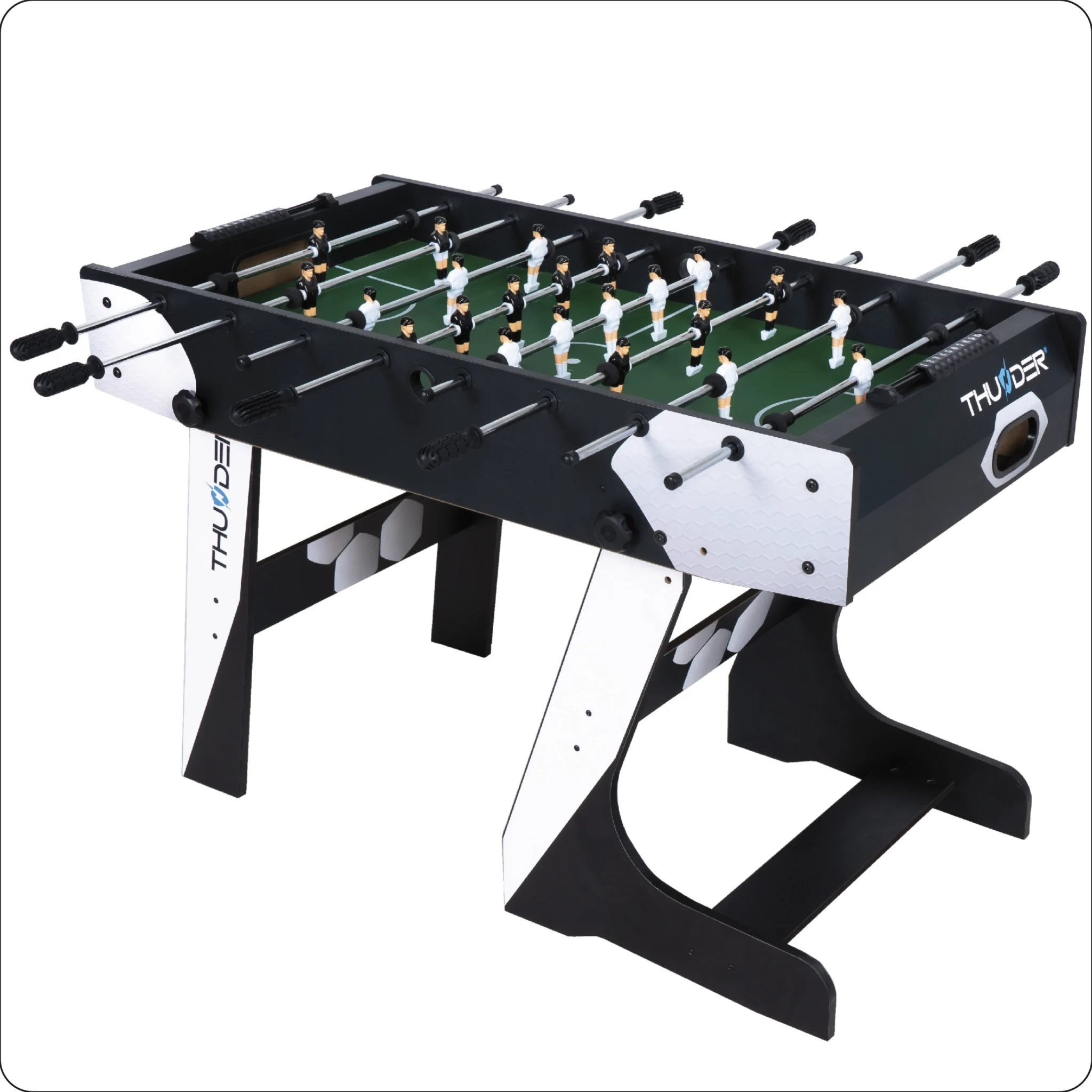 Klappbarer Fußballtisch THUNDER 4FT HEXAGON