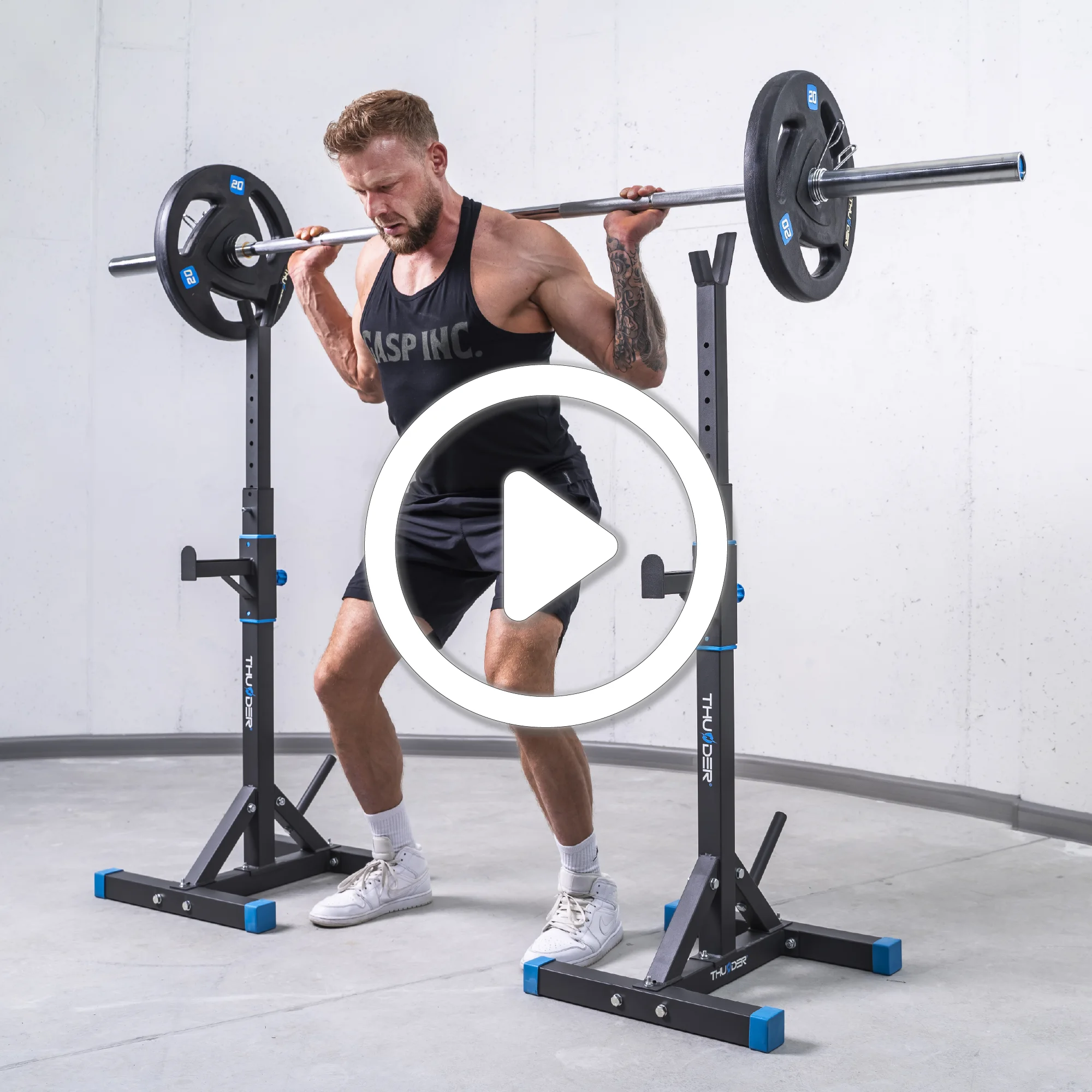 Hantelstangen und Gewichte THUNDER