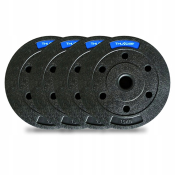 Bitumen-Gewichteset der Marke THUNDER 4x15 kg