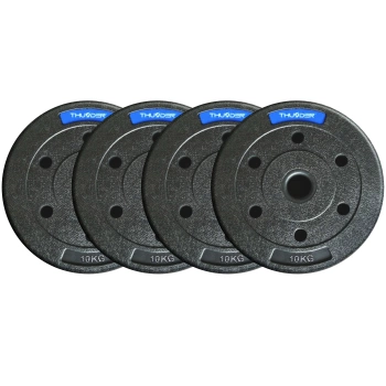 Bitumen-Gewichteset der Marke THUNDER 4x10 kg