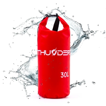 Wasserdichter Packsack 30 L THUNDER rot