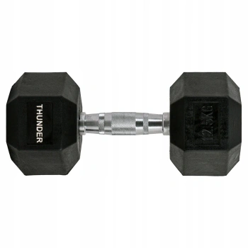 Hexagonale Hantel 12,5 kg THUNDER