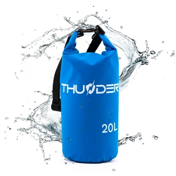 Wasserdichter Packsack 20 L THUNDER blau