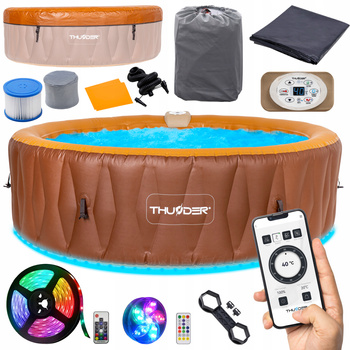 Aufblasbarer Outdoor-Whirlpool THUNDER MOCHA