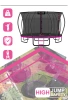 THUNDER INSIDE ULTRA 16FT (488 cm) PINK Trampolin