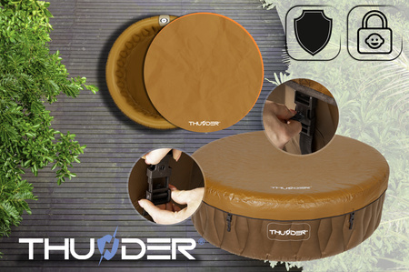 Aufblasbarer Outdoor-Whirlpool THUNDER MOCHA