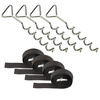 Verankerungen für Trampoline (4 Stück).)