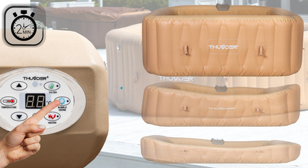 Aufblasbarer Outdoor-Whirlpool THUNDER FRAPPE