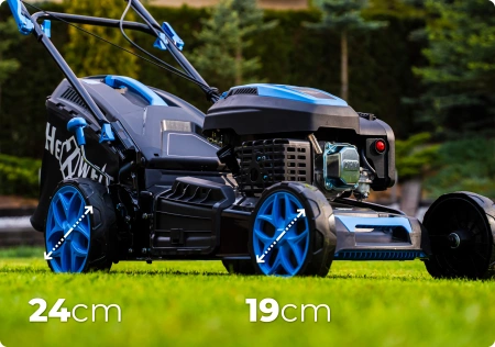 Benzin-Rasenmäher Hexwelt HW-KS-200 51cm 3,8kW mit Radantrieb