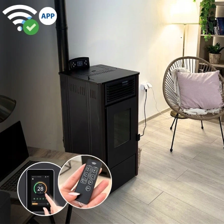 Pelletofen SOPHIA BLACK 8,1 kW 