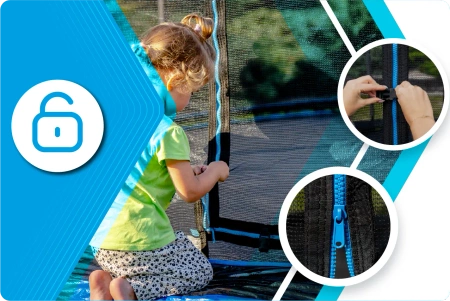 THUNDER INSIDE ULTRA 10FT (305 cm) BLUE Trampolin