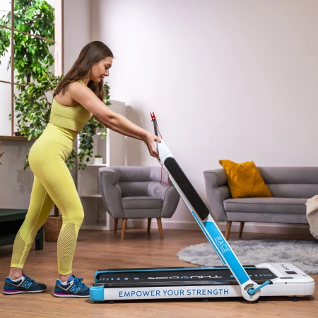 THUNDER RACE-WHITE Elektrisches Laufband