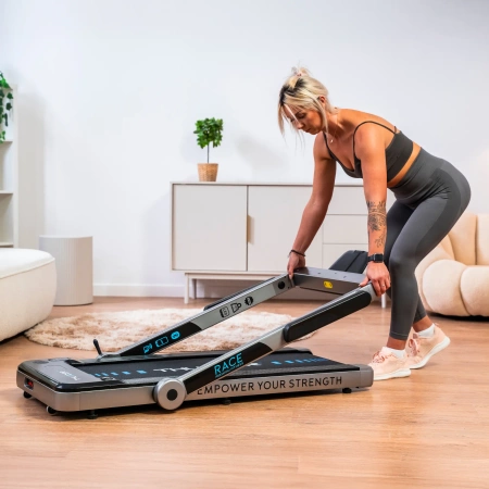 THUNDER RACE-SILVER Elektrisches Laufband