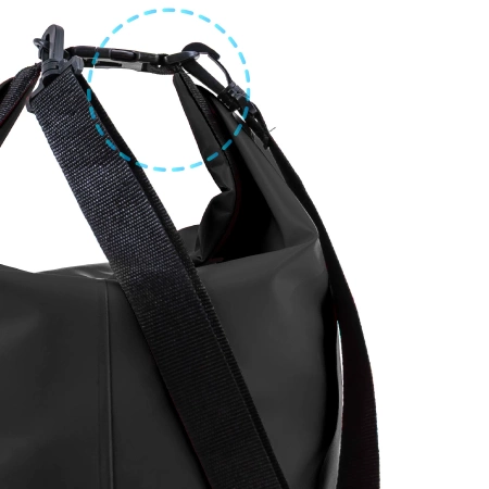 Wasserdichter Packsack 10 L THUNDER schwarz