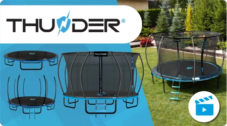THUNDER INSIDE ULTRA 16FT (488 cm) BLUE Trampolin