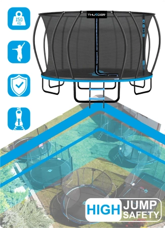 THUNDER INSIDE ULTRA 16FT (488 cm) BLUE Trampolin