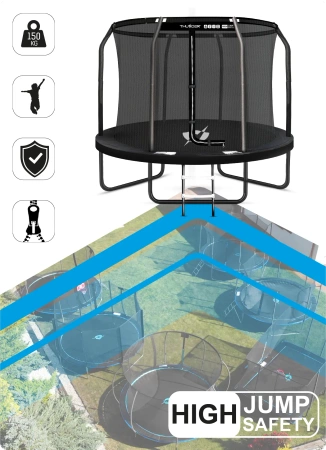 THUNDER INSIDE ELITE Trampolin 10FT (305 cm) BLACK