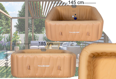 Aufblasbarer Outdoor-Whirlpool THUNDER FRAPPE