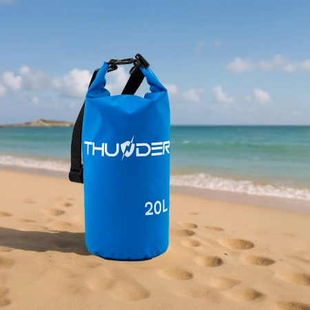 Wasserdichter Packsack 20 L THUNDER blau