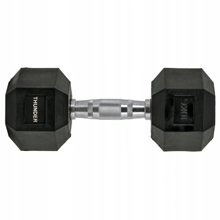 Hexagonale Hantel 10 kg THUNDER