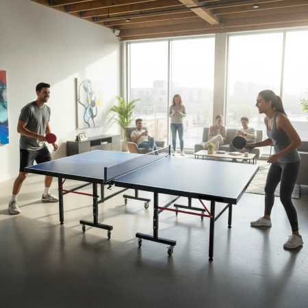 Tischtennistisch THUNDER VITAL-18-BLUE