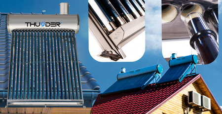 THUNDER 200 L druckloser Solarkollektor mit Speicher