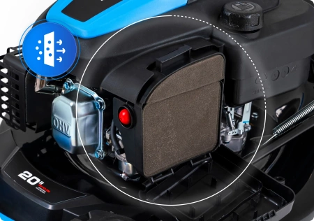 Benzin-Rasenmäher Hexwelt HW-KS-200 51cm 3,8kW mit Radantrieb