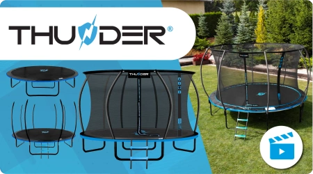 THUNDER INSIDE ULTRA 12FT (366 cm) BLUE Trampolin