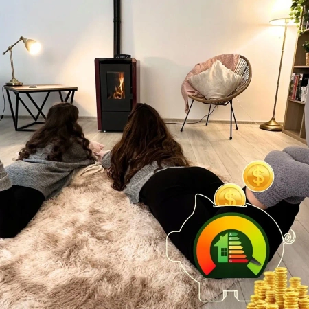 Pelletofen LEYLA RED 6,3 kW 