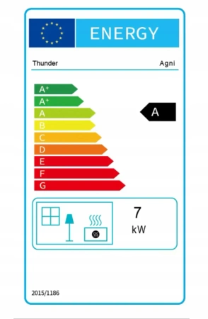 Gusseisen-Holzofen AGNI 7 kW 