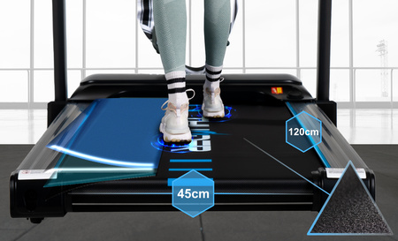 THUNDER RAPID-DS-BLACK Elektrisches Laufband