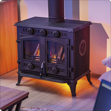 Gusseisen-Holzofen ATAR 10 kW 