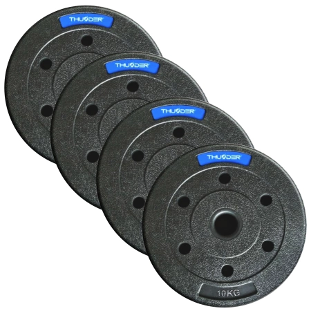 Bitumen-Gewichteset der Marke THUNDER 4x10 kg