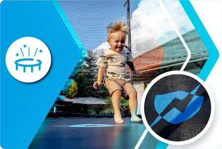 THUNDER INSIDE ULTRA 12FT (366 cm) BLUE Trampolin