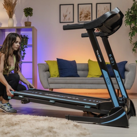 THUNDER ICON-BLUE Elektrisches Laufband (Vorverkauf 26.11)