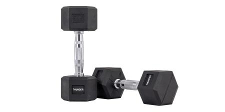 Hexagonale Hantel 5 kg THUNDER