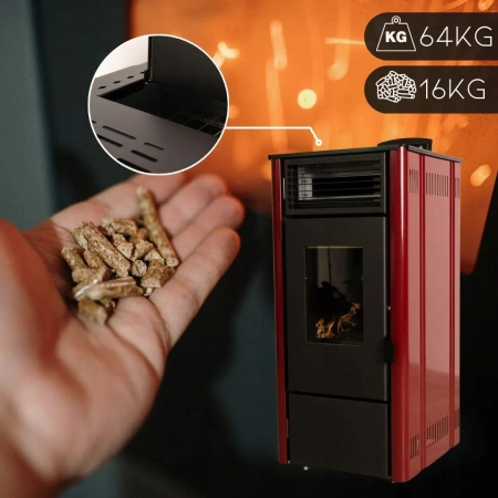 Pelletofen SOPHIA RED 8,1 kW 