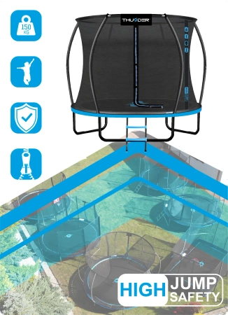 THUNDER INSIDE ULTRA 8FT (244cm) BLUE Trampolin