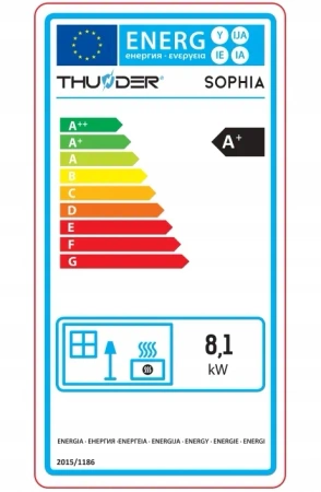 Pelletofen SOPHIA BLACK 8,1 kW 