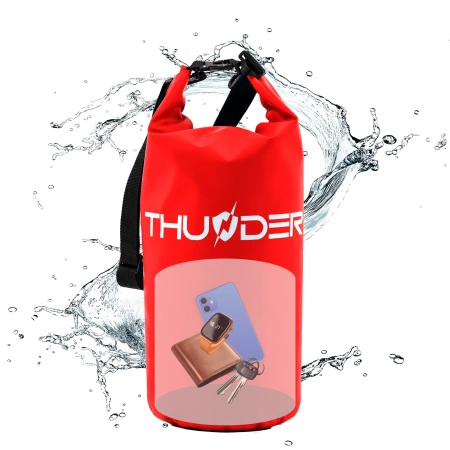 Wasserdichter Packsack 20 L THUNDER rot