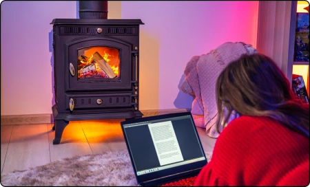 Gusseisen-Holzofen MITRA 7 kW 