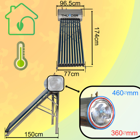 THUNDER 100 L Druckkollektor mit Speicher